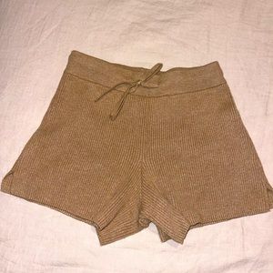 Abercrombie Tan Lounge Shorts